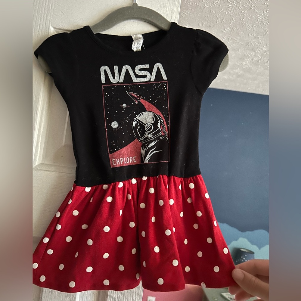 NASA baby girl dress (says size 12 month but my babe wore when much littler)